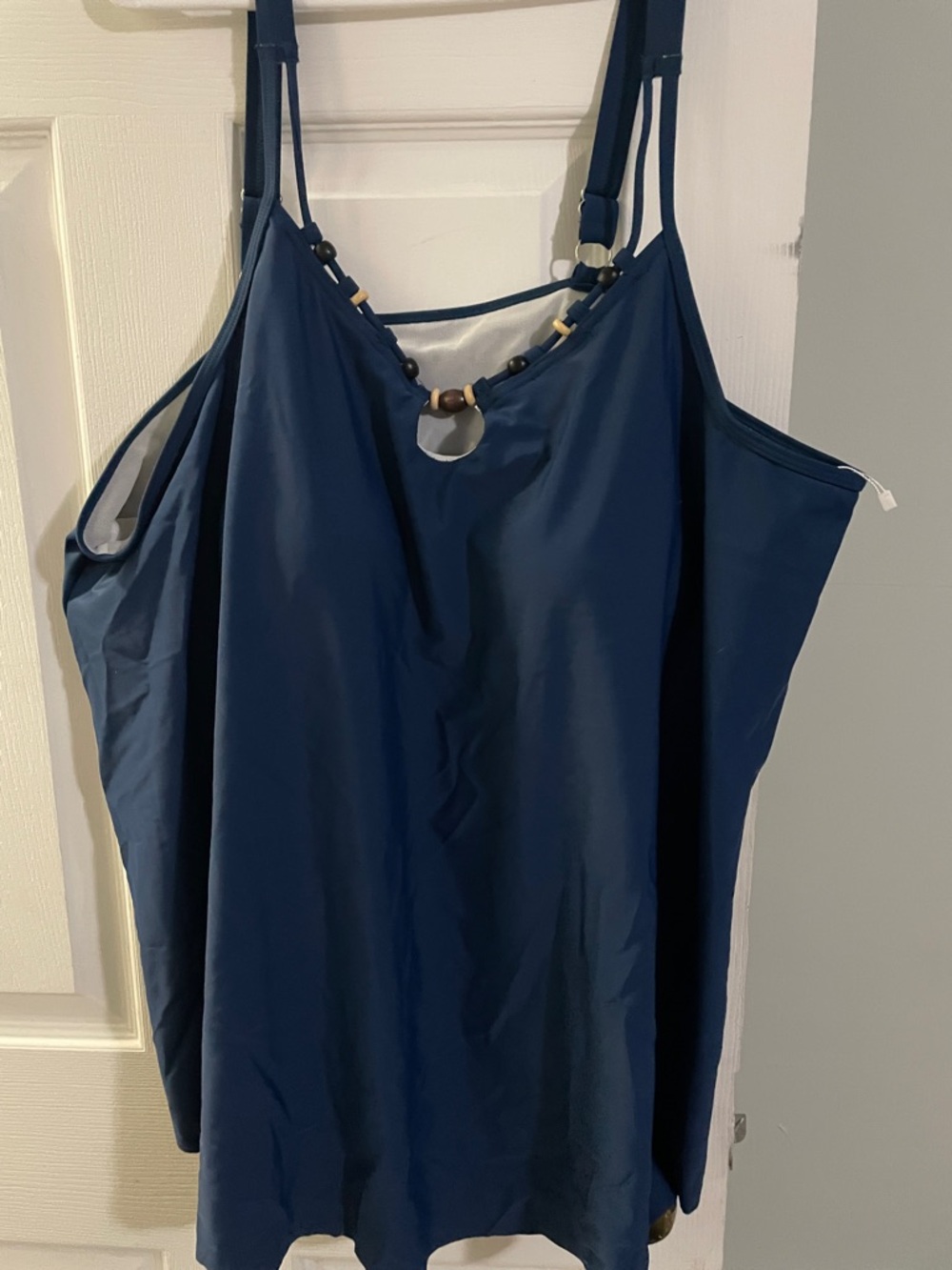 BloomChic Navy Blue Women’s Bikini Cover-Up Tankini